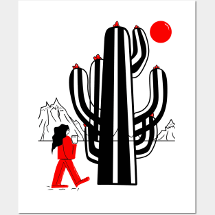 Fugitive cactus Posters and Art